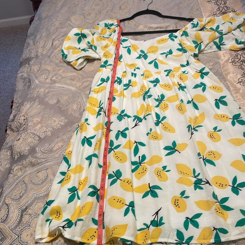Davi & Dani Lemon Dress Size Medium - Picture 6 of 6